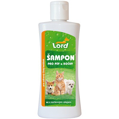 Lord šampon s norkovým olejem 250ml- pro | Chemické výrobky - Hubiče, odpuz.hmyzu, šampony pro psy